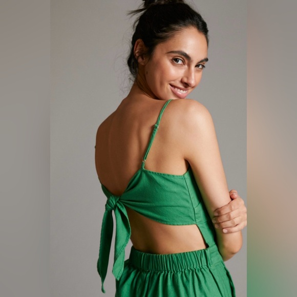 Maeve Cutout Linen Jumpsuit - Picture 4 of 14